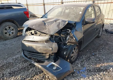 2015 Mitsubishi Mirage Es/Rf from USA, damaged, VIN ML32A4HJ2FH012187